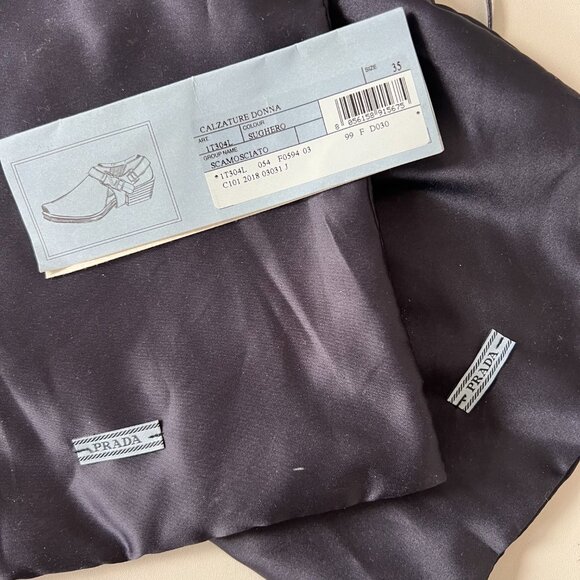 Prada Suede Harness Ankle Boots - Picture 6 of 9